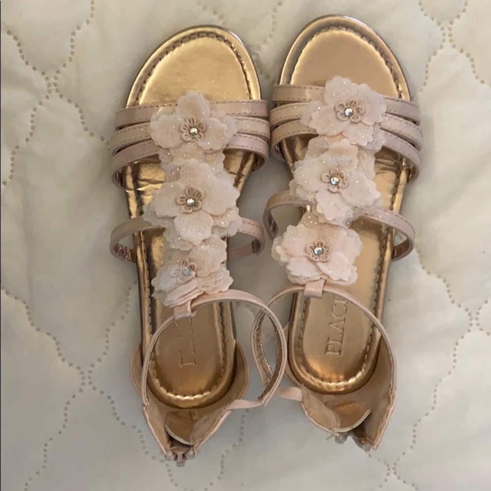 Girls Floral Sandals